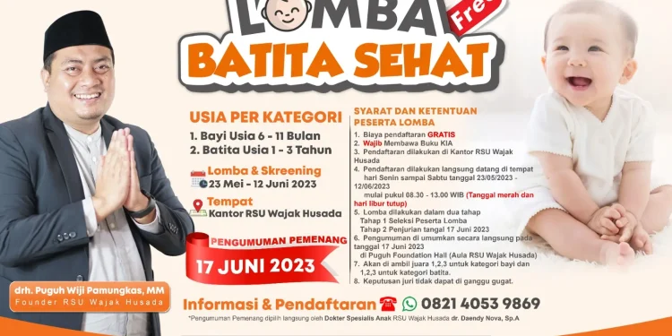 lomba balita sehat RSU Wajak Husada, upaya cegah stunting