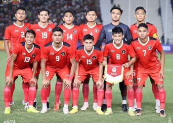 Timnas Indonesia yang berhasil menjuarai sepak bola di ajang Sea Games 2023.