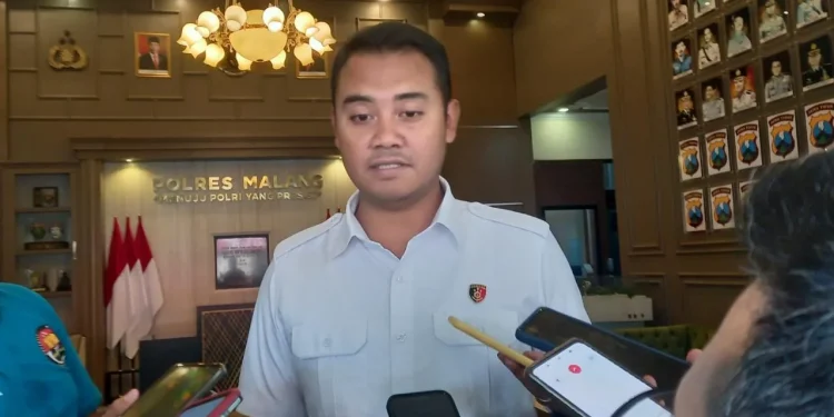 Kasatreksrim Polres Malang, Iptu Wahyu Rizki Saputro.