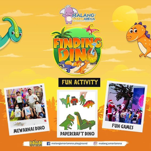 Aktivitas seru lainnya dalam event Finding Dino di Malang Smart Arena.