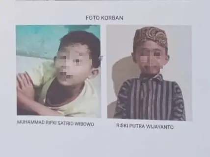 2 bocah di Bumiayu yang hilang terseret aliran Sungai Brantas Kota Malang.