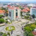 Kampus Universitas Negeri Malang dari udara.