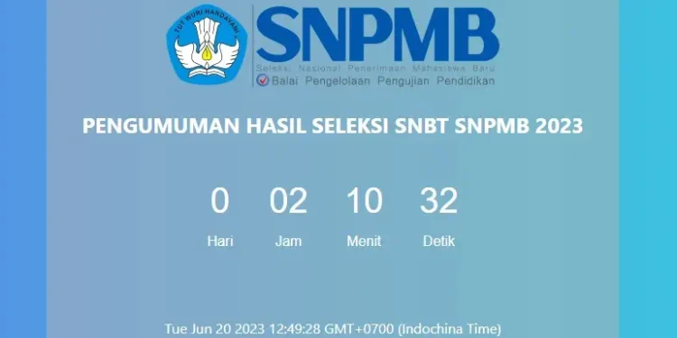 Daftar Link pengumuman SNPMB 2023 jalur UTBK-SNBT.