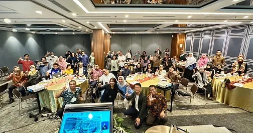 Acara diskusi publik penanganan infodemik Indonesia.