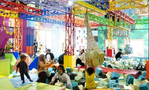 Keseruan bermain di arena indoor lewat promo plat N Malang Smart Arena.
