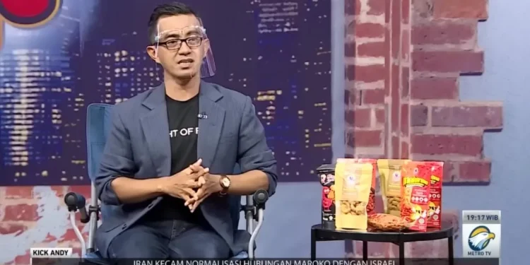 Heru saat menjadi bintang tamu di acara Kick Andy.
