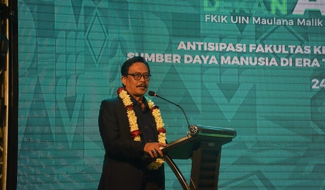 Rektor UIN Malang Prof Dr HM Zainuddin MA.
