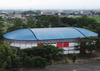 GOR Kanjuruhan yang akan digunakan Unggul FC Malang untuk Liga Futsal Profesional Indonesia.