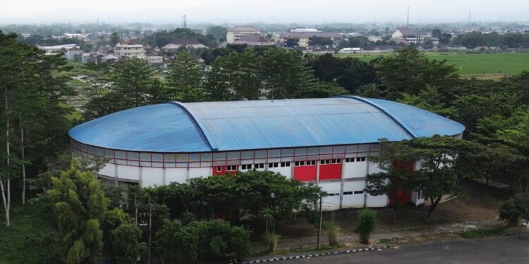 GOR Kanjuruhan yang akan digunakan Unggul FC Malang untuk Liga Futsal Profesional Indonesia.