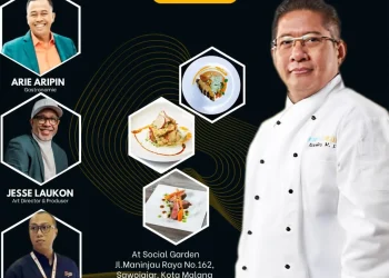 Poster Social Dinner with Gastronomie.