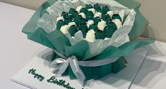 CKorean Bouquet Cake.