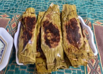 Pepes nila bakar, olahan ikan nila khas Desa Sananrejo yang banyak dicari.