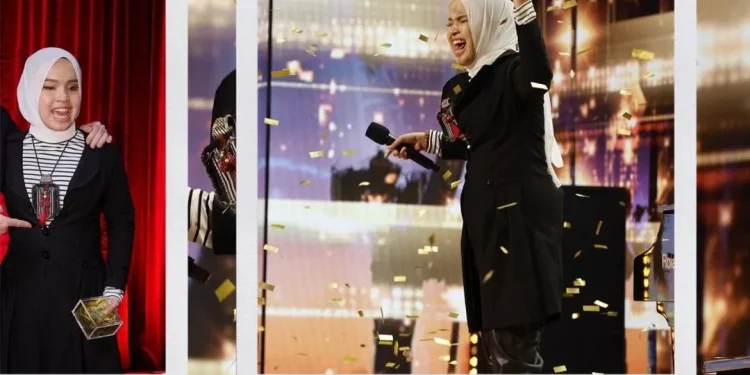 Putri Ariani dapat golden buzzer di AGT season 18, 2023