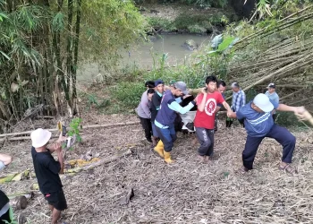 penemuan mayat lak-laki terapung
