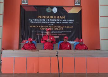 Kontingen Porseni MTs Jatim Kabupaten Malang