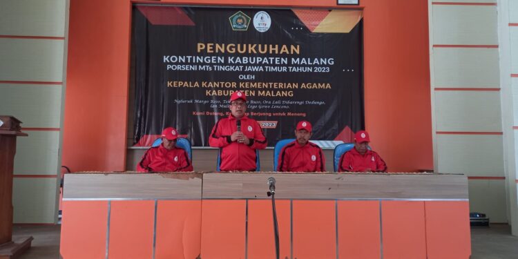 Kontingen Porseni MTs Jatim Kabupaten Malang
