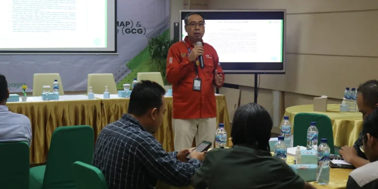 PT Pegadaian Kanwil XII Suabaya memberikan Sosialisasi Sistem Manajemen Anti Penyuapan (SMAP) ISO 37001 tahun 2016 dan Good Corporate Govermance (GCG).