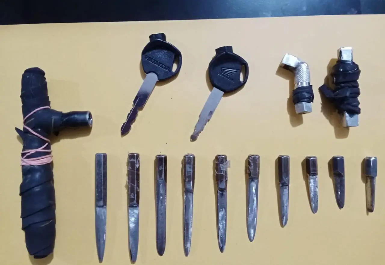Barang bukti yang berhasil diamankan oleh polisi dari tersangka