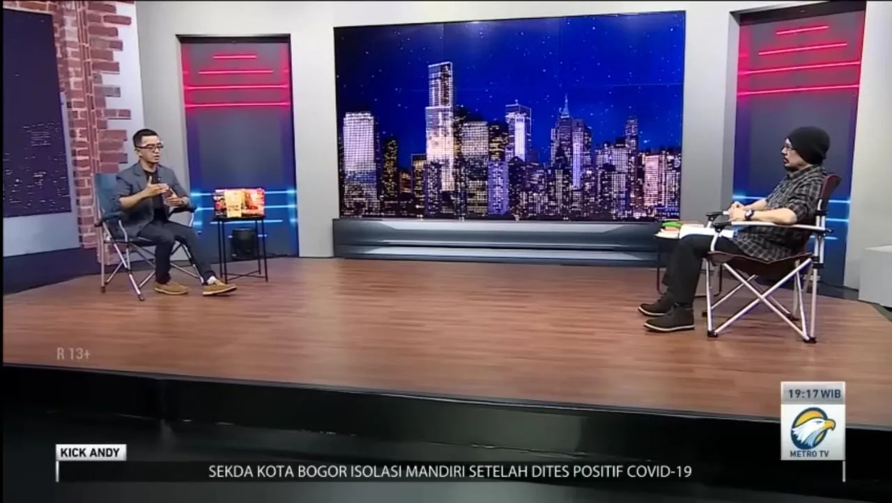 Heru terpilih sebagai salah satu pemilik UMKM inspiratif di acara Kick Andy.