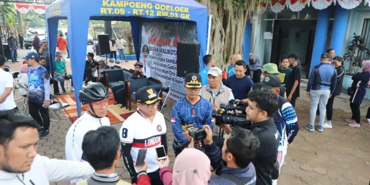 Wali Kota Malang, Sutiaji saat meninjau stunting di Kelurahan Oro-Oro Dowo.