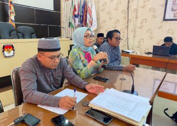 Penyampaian hasil verifikasi dokumen bacaleg oleh KPU Kabupaten Malang.