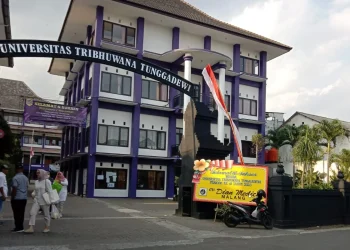 Kampus Universitas Tribhuana Tunggadewi (Unitri) Malang.
