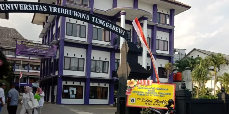 Kampus Universitas Tribhuana Tunggadewi (Unitri) Malang.