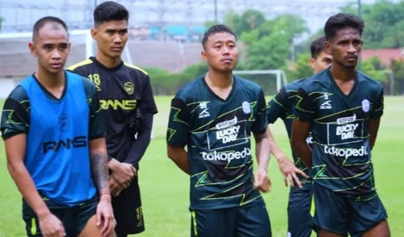 Kushedya Hari Yudo menjalani sesi latihan bersama Rans Nusantara FC.