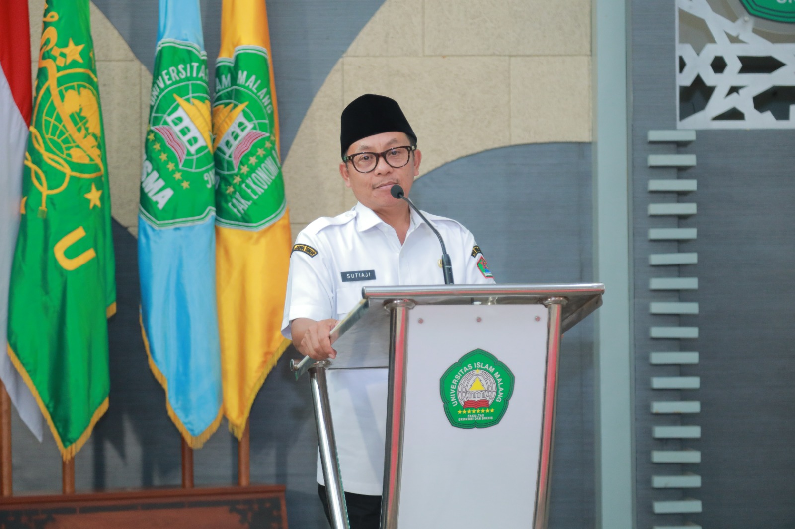 Wali Kota Malang, Sutiaji, saat memberikan sambutan.