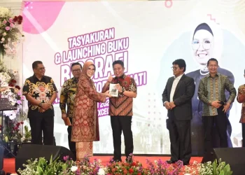 Acara launching buku Singa Betina Parlemen Bumi Sriwijaya.