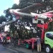 Pembersihan monumen pesawat MIG 17 Fresco yang ada di depan Taman Hutan Kota Bondas Kota Batu, Kamis (13/7/2023).