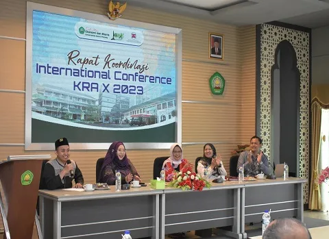 Acara International Conference KRA X tahun 2023 berjalan dengan lacar di FEB Unisma.