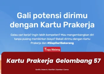 Pendaftaran kartu prakerja gelombang 57 telah dibuka.