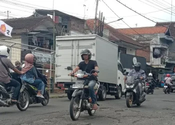 Suasana Kampung kawasan Muharto, Kota Malang.