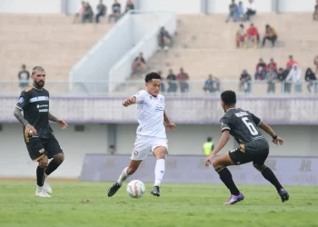 Arema FC dikalahkan dewa united pada Liga 1