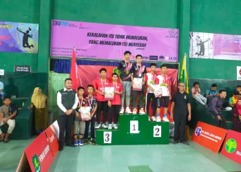 atlet bulu tangkis kota batu