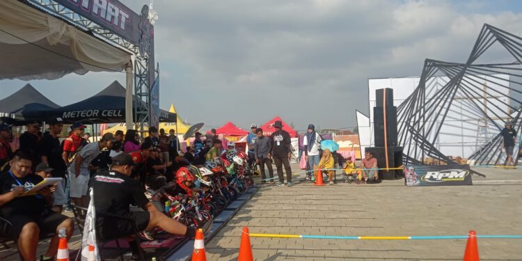 Antusias anak anak peserta kompetisi Kompetisi Spartan Skyland Pushbike Championship 2023 (M Sholeh)