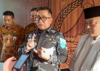 Dirjen Otoda Kemendagri, Akmal Malik didampingi Bupati Malang, Sanusi.