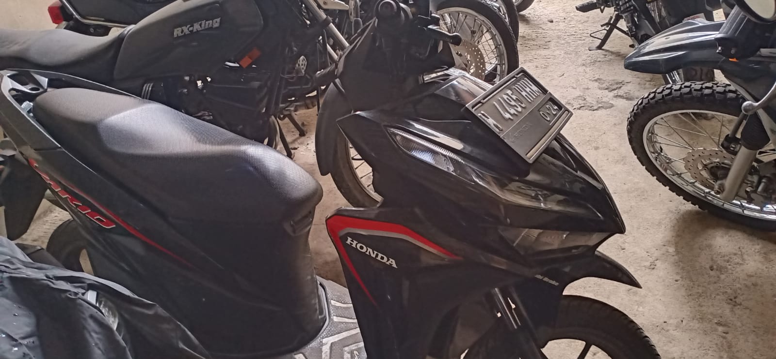 Sepeda motor Honda Vario yang hendak dicuri tersangka