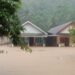 Banjir genangi rumah warga Desa Sitiarjo.