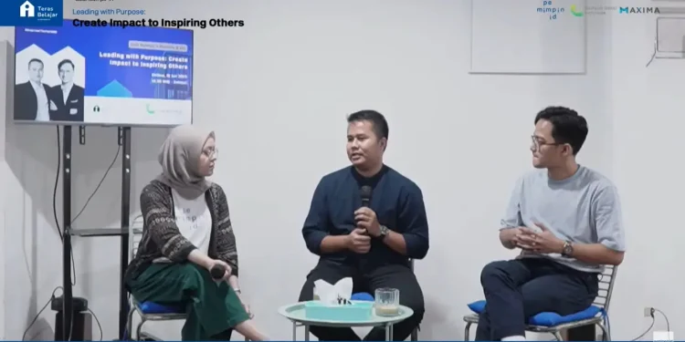 Talk Show Teras Belajar Pemimpin.id bersama Maxima.