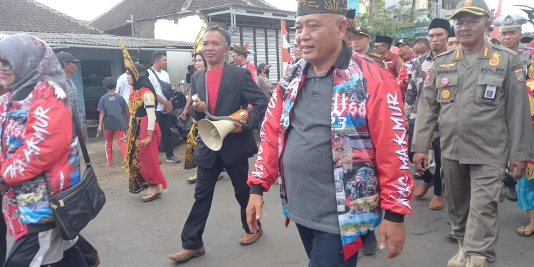 Sanusi saat mengikuti kegiatan Jelajah Desa Wisata.
