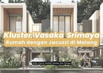 Cluster Vasaka Srimaya, rumah dengan jacuzzi di Malang.