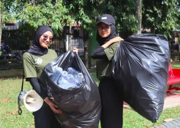 bank sampah kota malang dan mahasiswa UMM Prodi Komunikasi