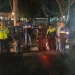 Penggantian speed trap karet ban yang ada di Jalan Kahuripan, Kota Malang.