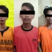 Tiga tersangka pengedar sabu dan pil koplo yang beroperasi di Kabupaten Malang.