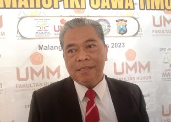 Ketua DPD Masyarakat Hukum Pidana dan Kriminologi Indonesia (Mahupiki) Jawa Timur, Prof Tongat.