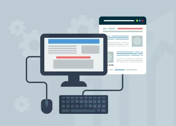 Website sebagai tempat pemasaran dengan metode digital marketing.