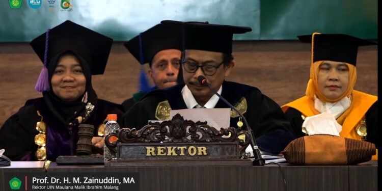 Rektor UIN Malang Prof Zainuddin.
