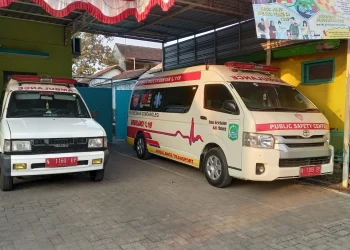 Ambulans yang disiagakan di Puskesmas Gondanglegi.